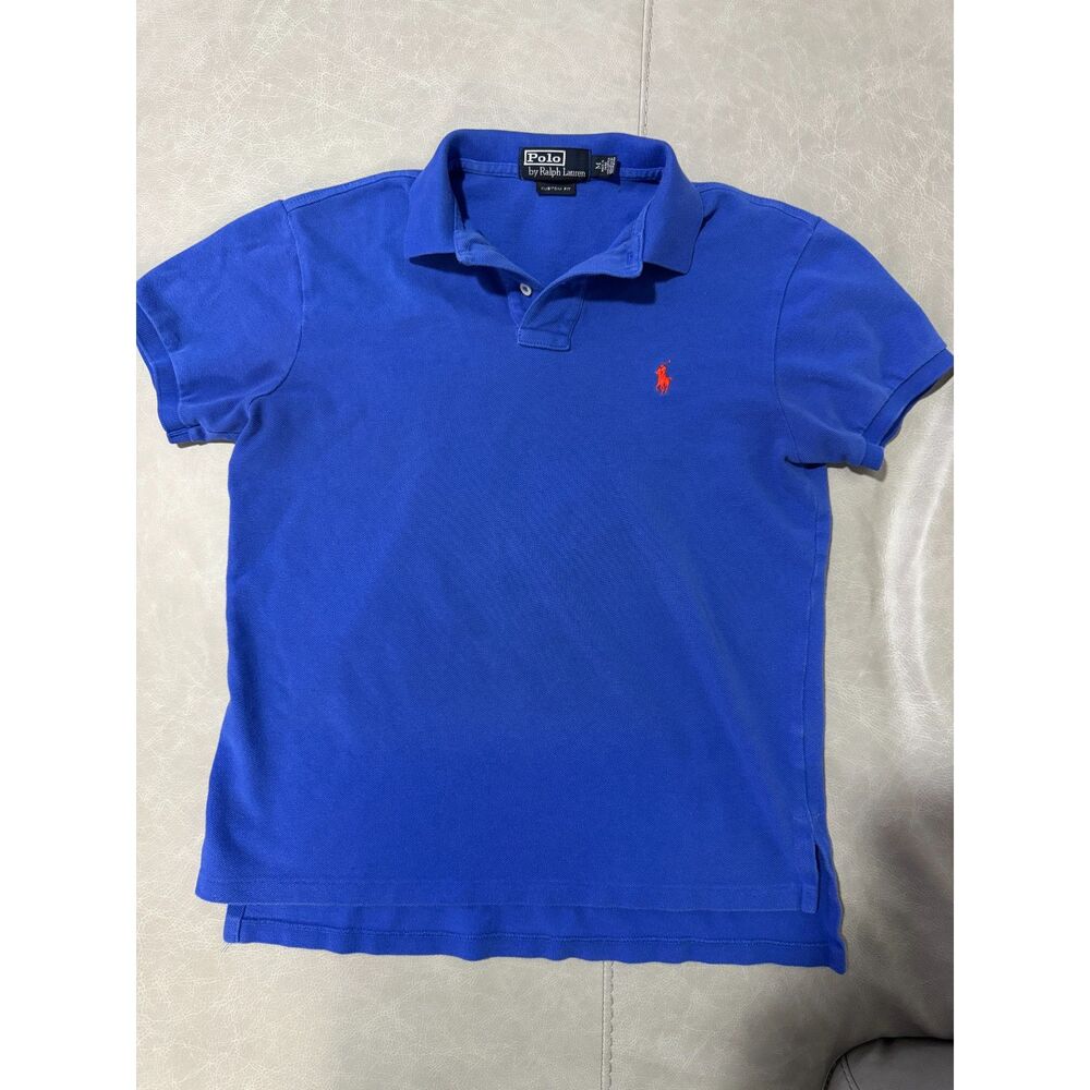 Polo by Ralph Lauren Boys' Custom Fit Mesh Polo Size M